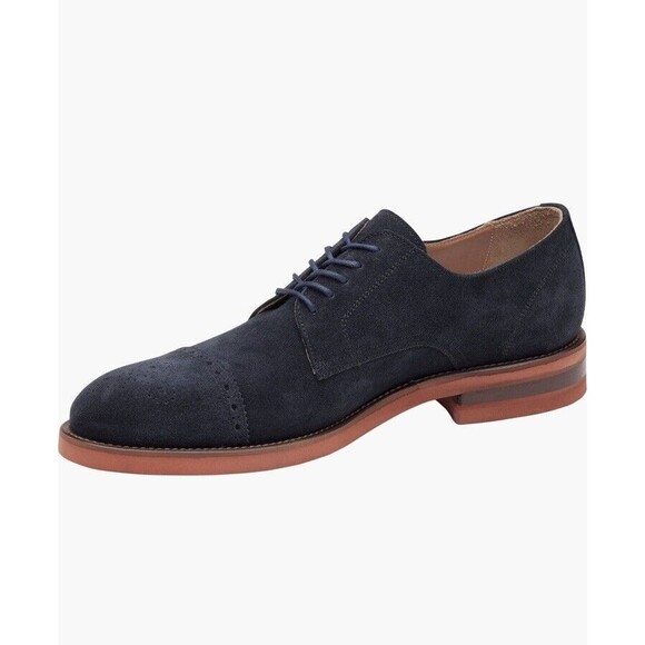 New Johnston & Murphy Collection Ashford Suede Leather Oxford Shoes men Sz 11.5 main image 12